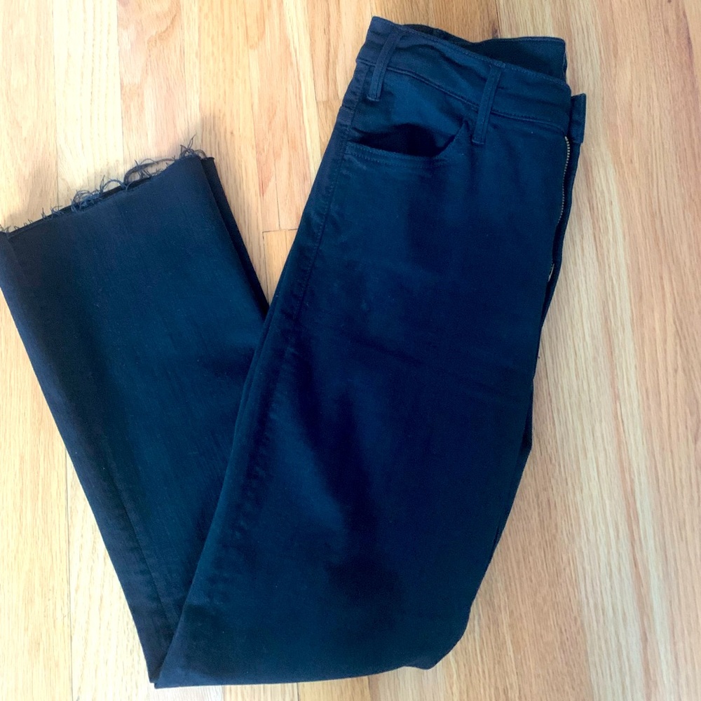 Mother Hustler Ankle Fray Jeans